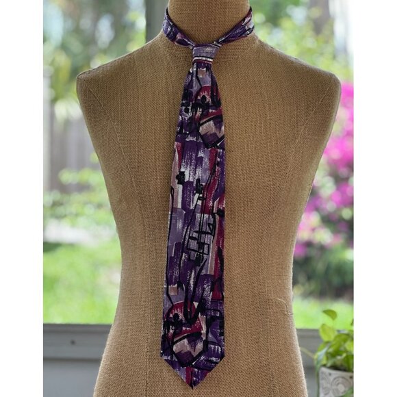 Pierre Balmain Abstract Tie - Picture 7 of 8